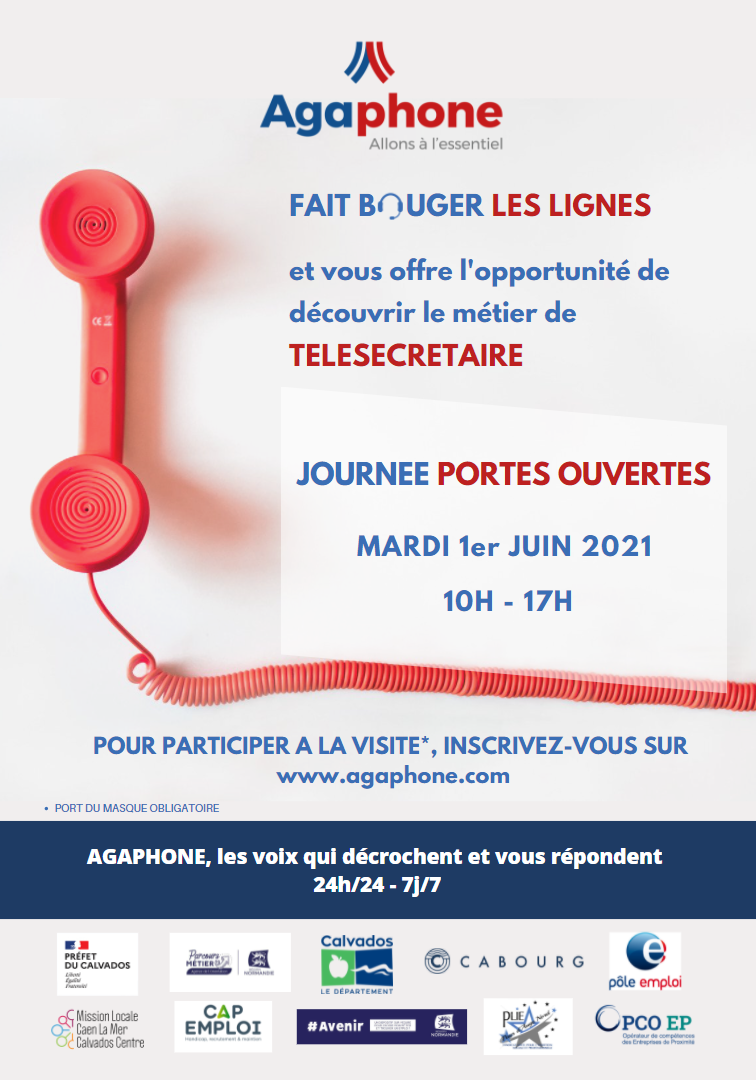 Affiche portes ouvertes 1er Juin 2021 10h - 17h