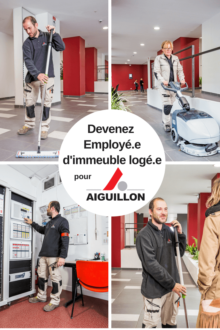 Recrutement: Employé d’immeuble Logé F/H chez Aiguillon Construction à Rennes