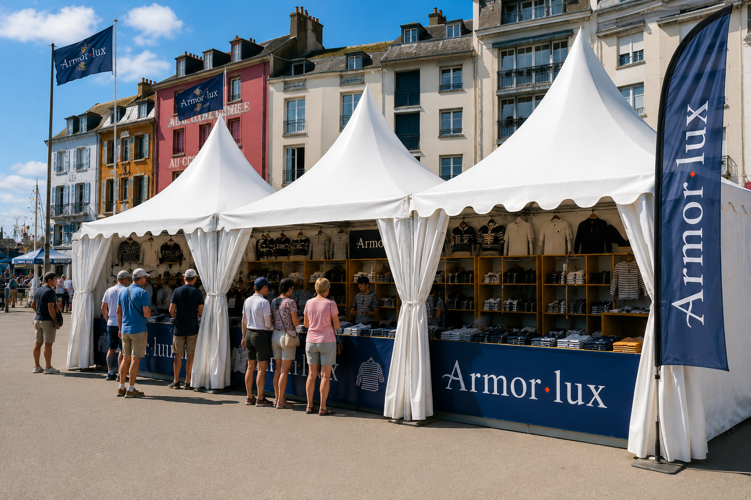 Recrutement: Vendeur / Vendeuse manutentionnaire Stands Route du Rhum 2026 F/H chez ARMOR LUX à Saint-Malo
