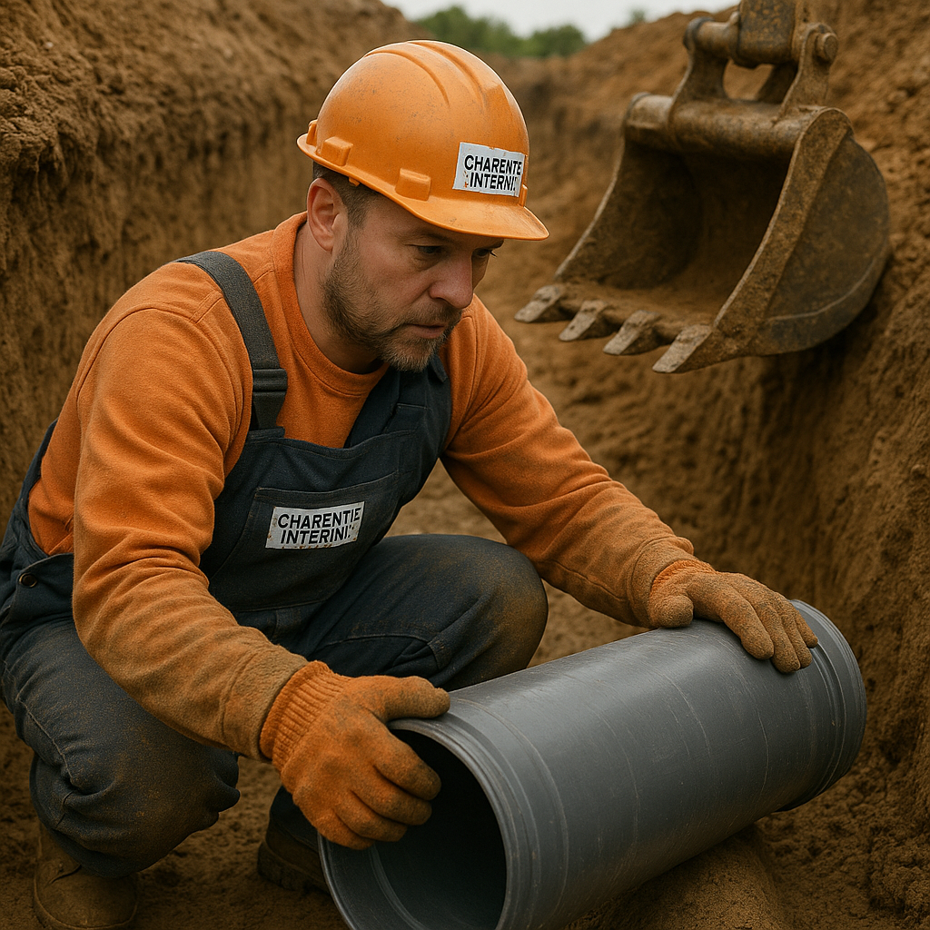 Recrutement: Canalisateur - Canalisation souterraine – Secteur Charente F/H chez Charente Intérim à Angoulême