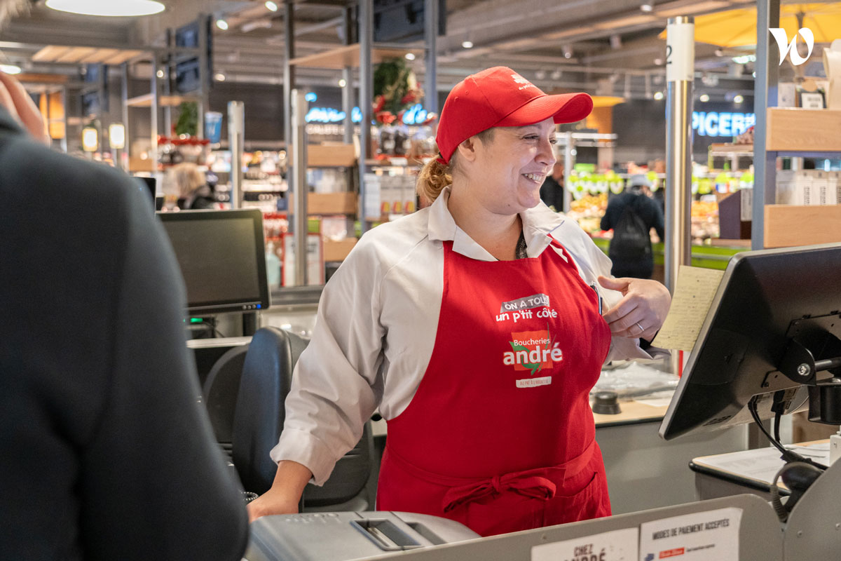 Recrutement: Hôte de caisse - Saint Bonnet de Mure - CDI 35h (H/F) chez Groupe Boucheries André à Saint-Bonnet-de-Mure