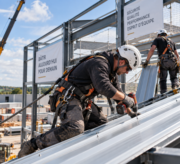 Recrutement: Bardeur / Couvreur en Charpente Métallique en chantier (H/F) chez Cognac Intérim à Archiac