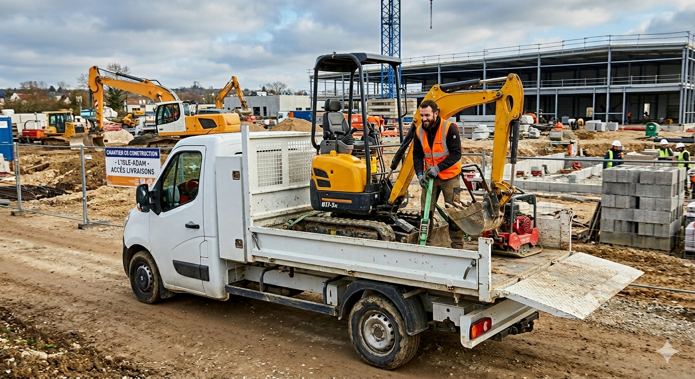 Recrutement: Chauffeur-livreur d'engins de chantier F/H chez Dailliez Consulting à Gonesse