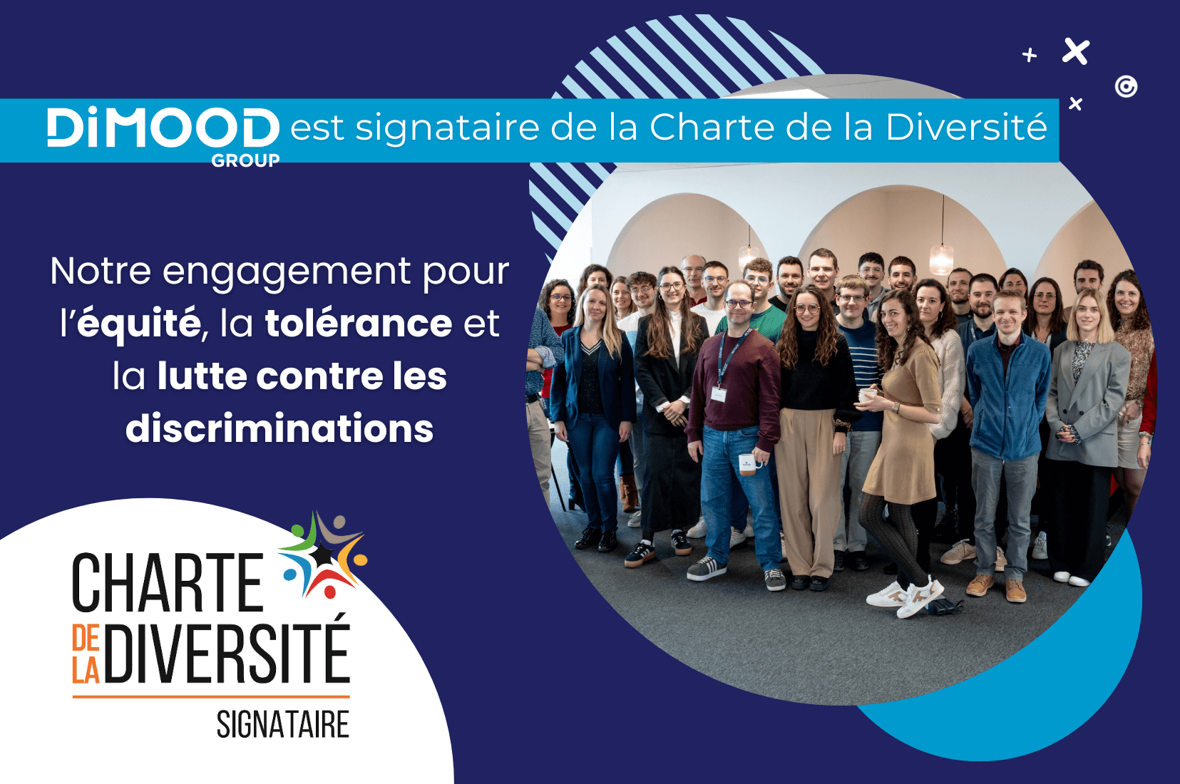 Le Groupe Dimood est signataire de la charte de la diversité