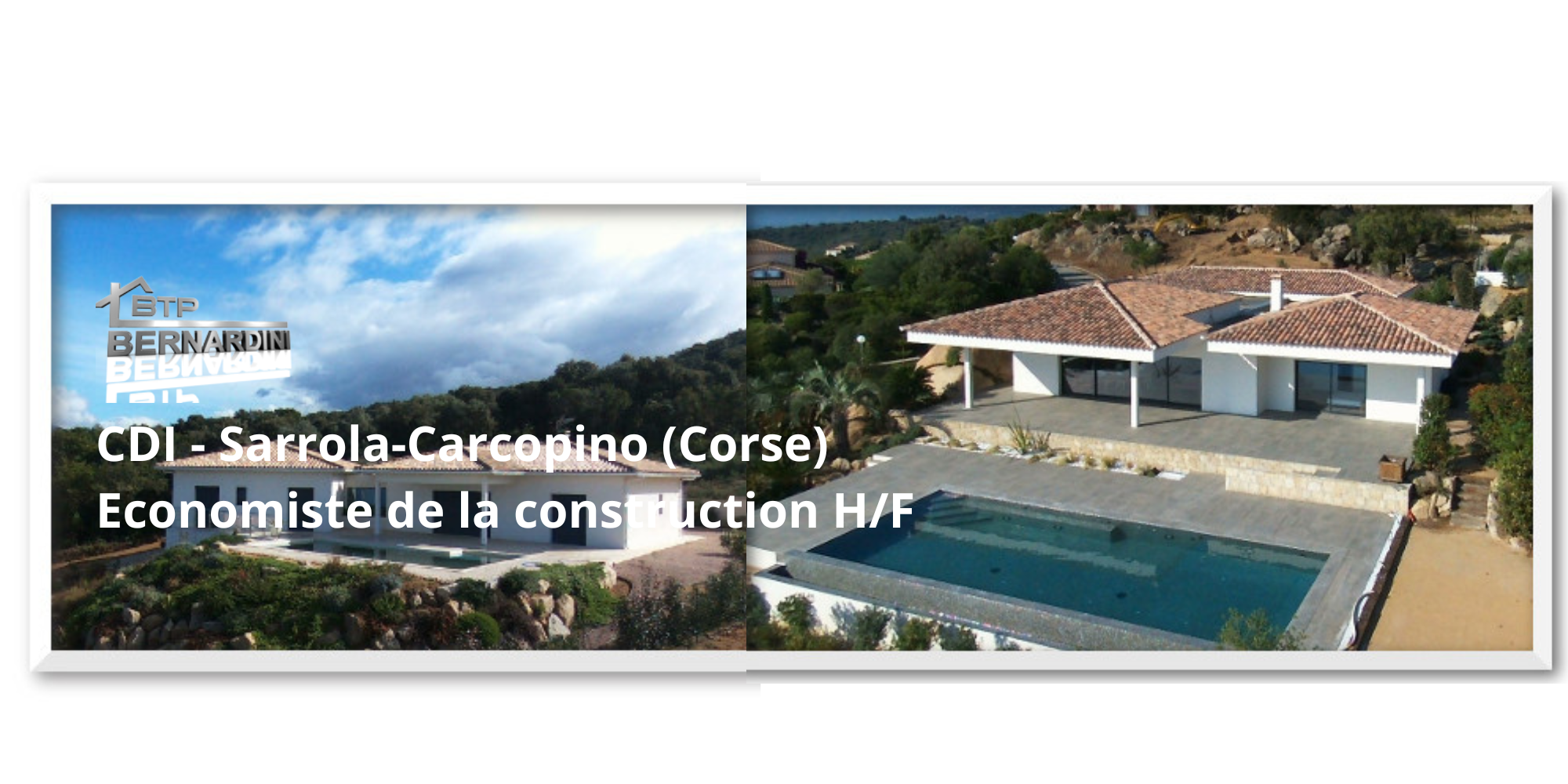 Recrutement: Economiste de la construction F/H chez Emeraude RH à Sarrola-Carcopino