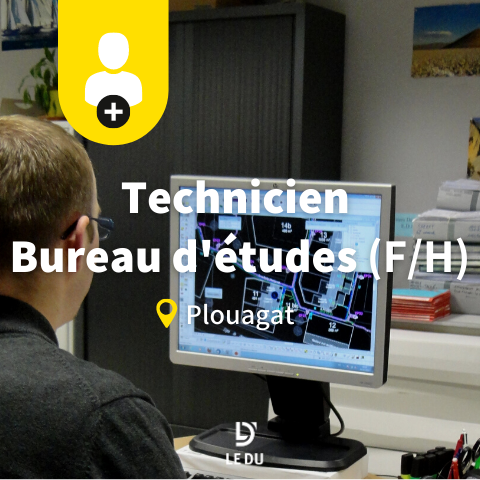 Recrutement: Technicien Bureau d’Études – Électricité Industrielle F/H chez LE DU à Châtelaudren-Plouagat