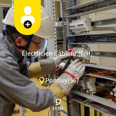 Recrutement: Electricien Câbleur F/H chez LE DU à Pontivy