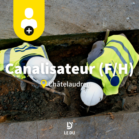 Recrutement: Canalisateur - Poseur F/H chez LE DU à Châtelaudren-Plouagat