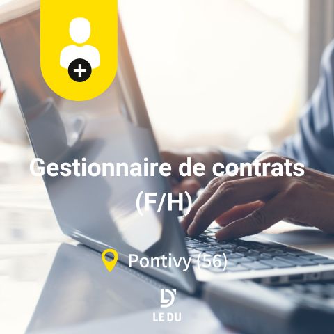 Gestionnaire De Contrats F/H - CDI à Le Sourn | Groupe Le Du