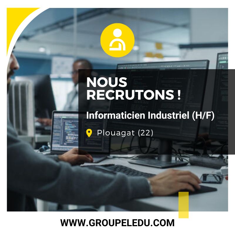 Recrutement: Informaticien Industriel F/H chez LE DU à Châtelaudren-Plouagat