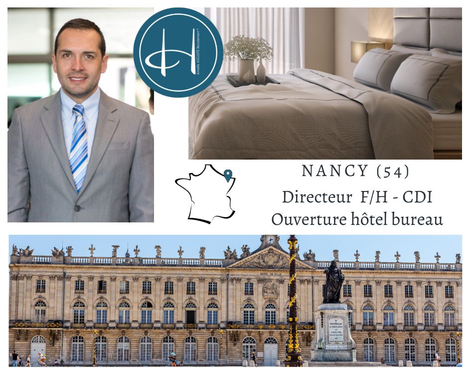 Recrutement: Directeur d'hôtel économique Nancy ouverture F/H chez Armelle AUGUSTE Recrutement® à Nancy