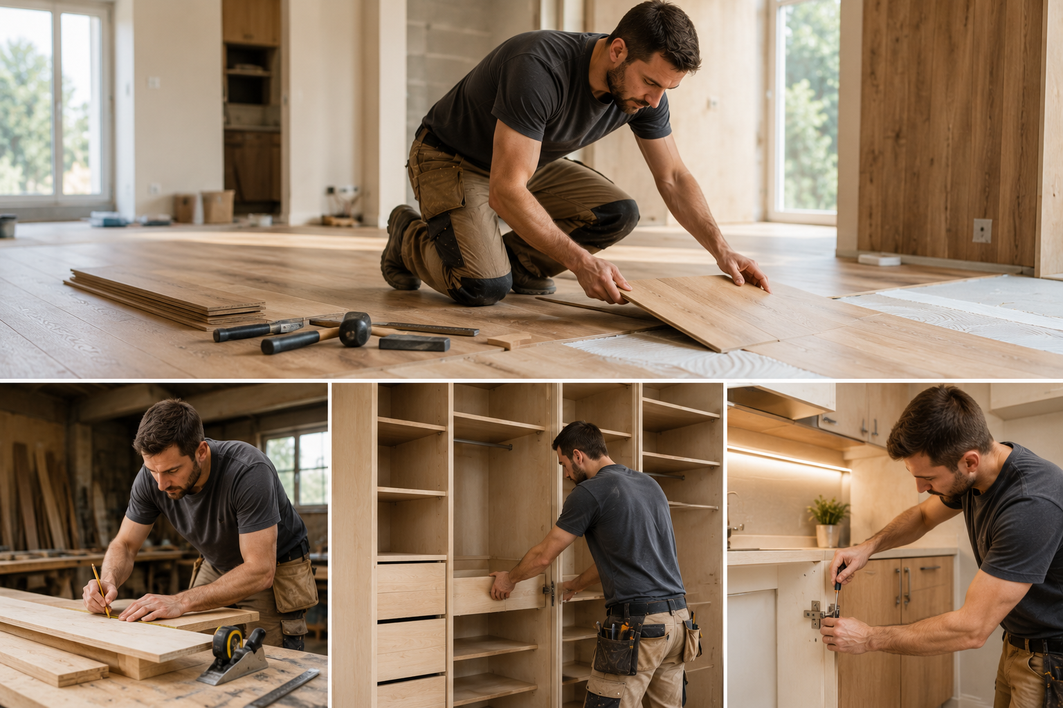 Recrutement: Menuisier Agenceur – Rénovation après sinistre F/H chez IA Recrutement à Bordeaux