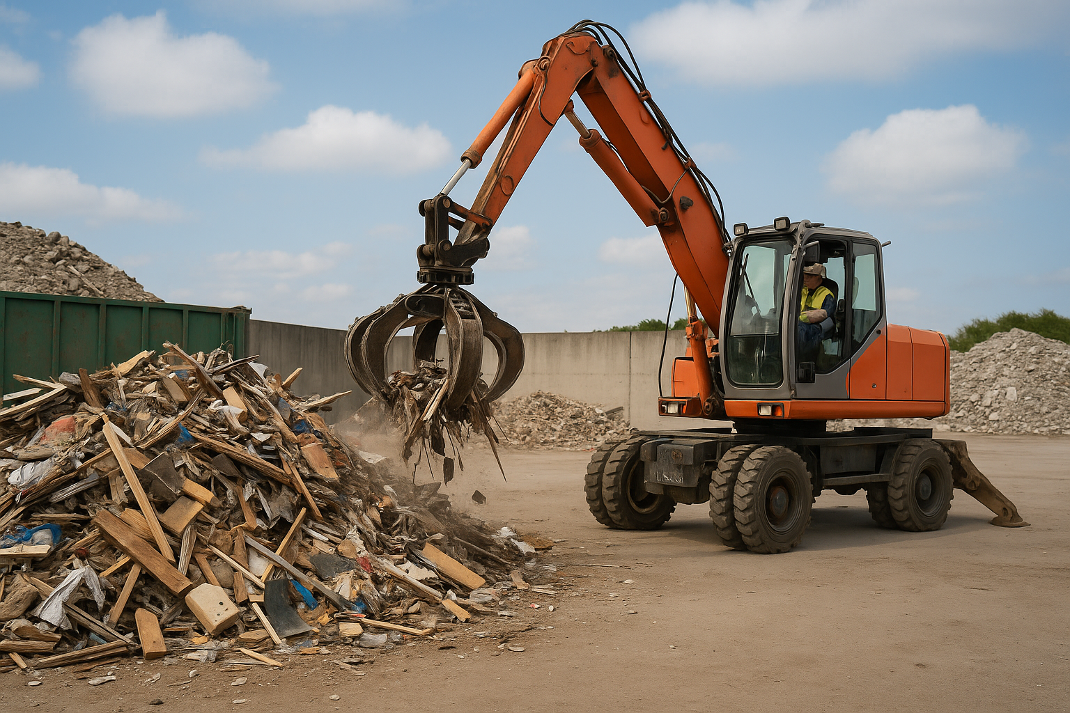 Recrutement: Conducteur d'engins - Pelle à grappin F/H chez IA Recrutement à Mérignac