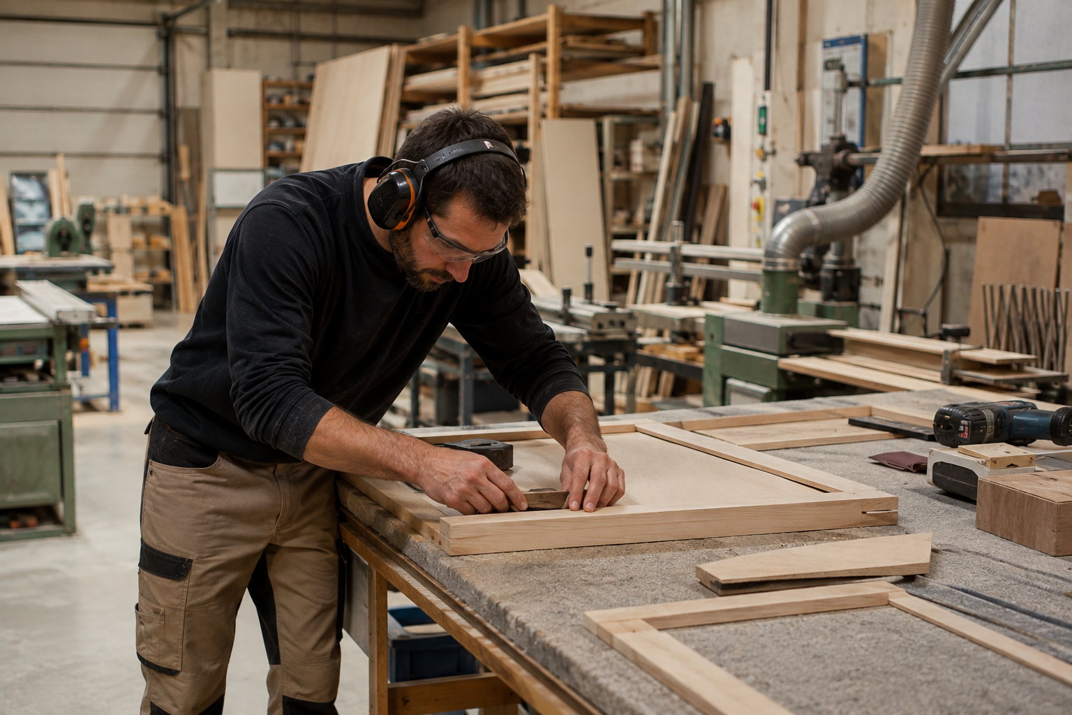Recrutement: Menuisier Atelier Bois F/H chez IA Recrutement à Le Haillan