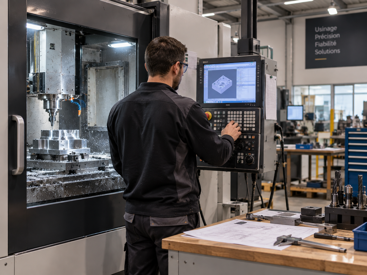 Recrutement: Technicien usinage CN 5 axes H/F chez IA Recrutement à Eysines