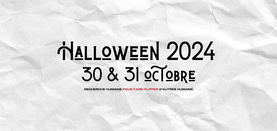 Recrutement: Figurant Halloween 2024 F/H chez Koezio à Cergy