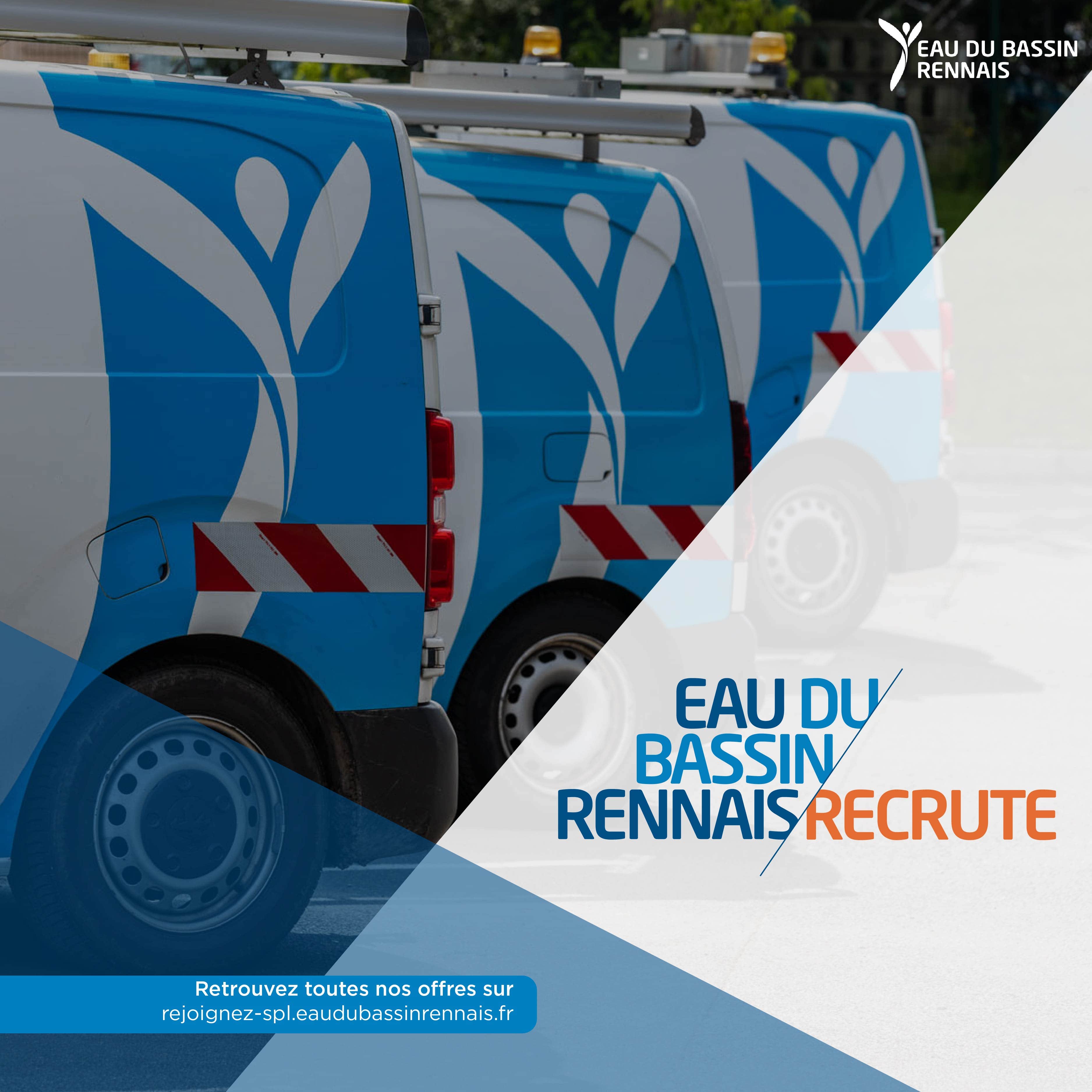 Recrutement: Responsable d'équipe [ref.2025/10/DRU-RESPPLO] F/H chez SPL EAU DU BASSIN RENNAIS à Rennes