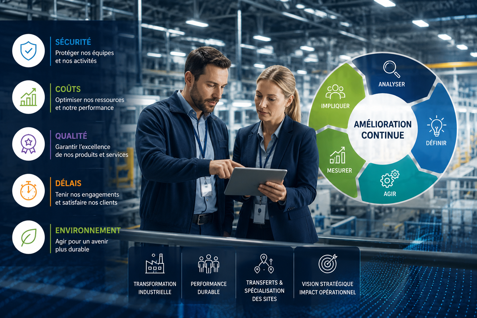 Recrutement: Responsable Excellence Industrielle F/H chez Vectoriel RH à Clermont-Ferrand