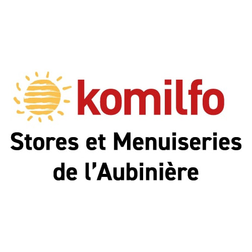 Logo Komilfo Stores et Menuiseries de l'Aubinière